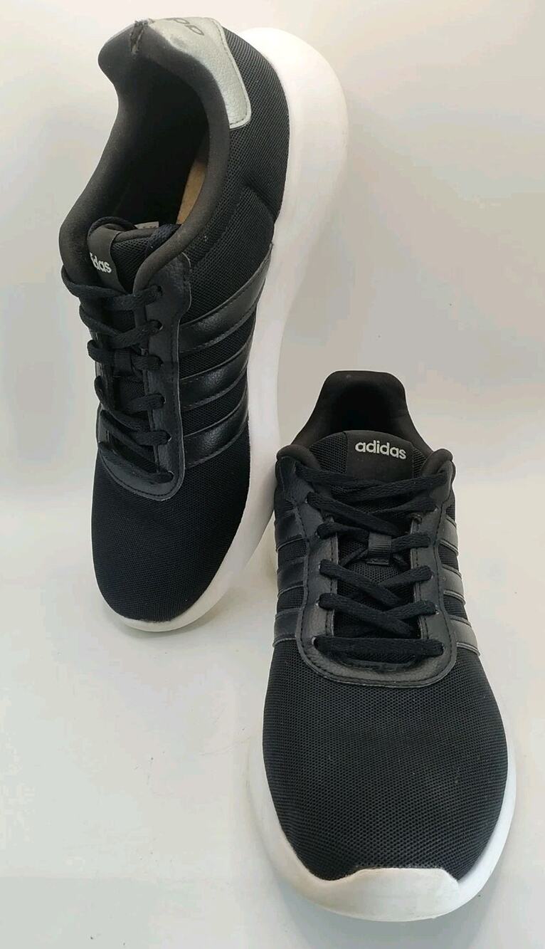 Adidas Lite Racer Black Womens Shoes Sz 10 Running Jogging Exercise Walking